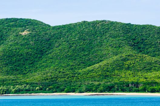 Green island and sea nature landscape in Thailand