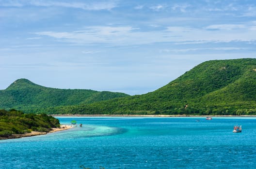 Green island and sea nature landscape in Thailand