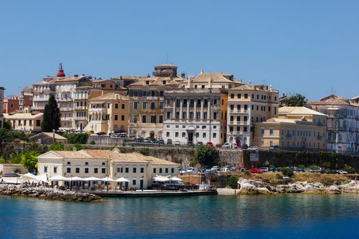 Capital city of Corfu island in Greece.