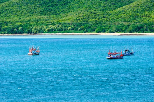 Green island and sea nature landscape in Thailand