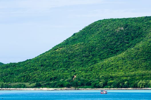 Green island and sea nature landscape in Thailand