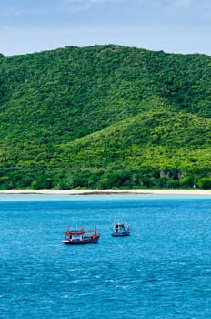 Green island and sea nature landscape in Thailand