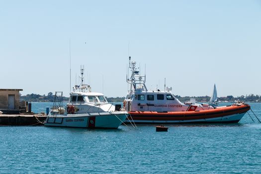 Coast Guard boats