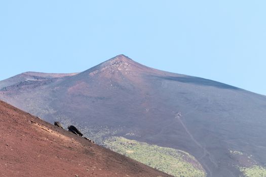 The big active european volcano