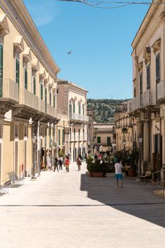 Ragusa Ibla small town in Silcily