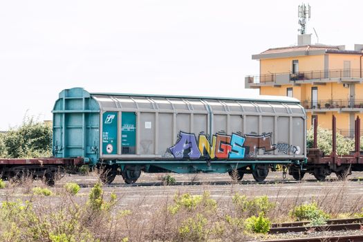 Train wagon at the station