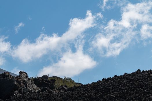 The big active european volcano