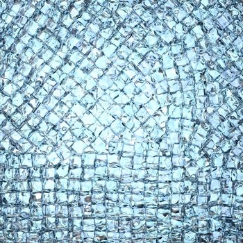 Background composed of many ice cubes. High resolution 3D image