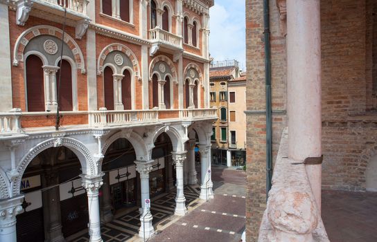 View of the building from Palazzo della Ragione, Padova