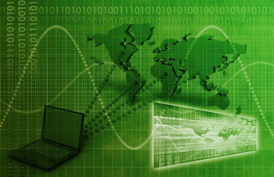 Worldwide Computer Connectivity and Mobility as Art