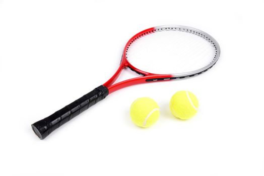 tennis racket isolated on  white background