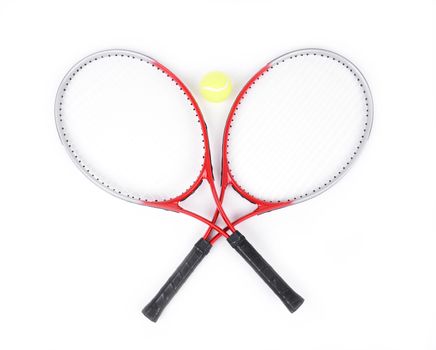 tennis racket isolated on  white background