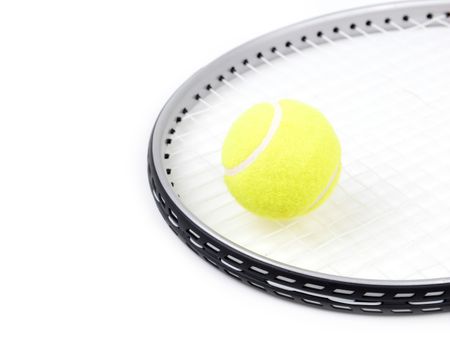 tennis racket isolated on  white background