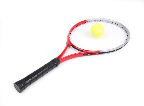 tennis racket isolated on  white background