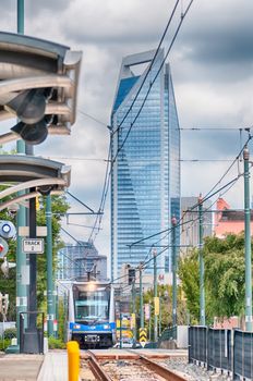 charlotte north carolina light rail transportation moving system