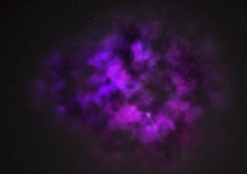 Star field in space a nebulae and a gas congestion. "Elements of this image furnished by NASA".