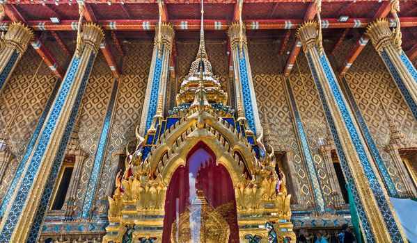 Bangkok kings palace ancient temple in thailand.