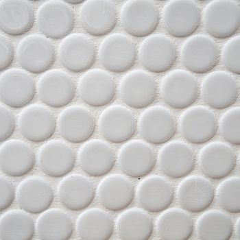 White circle tile pattern with for background