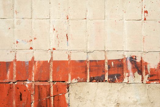texture of old painted tiles