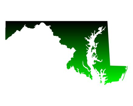 Map of Maryland