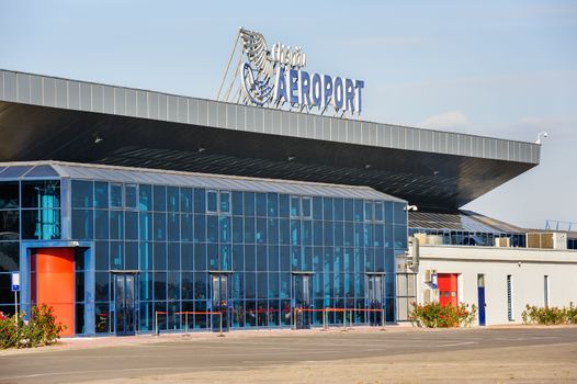 Chisinau Airport main buildind exterior, Republic of Moldova