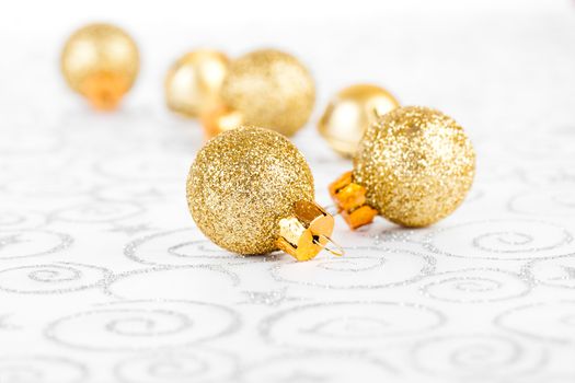 golden christmas bauble