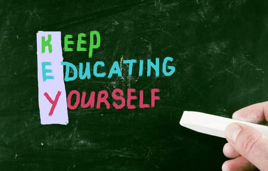 keep educating yourself