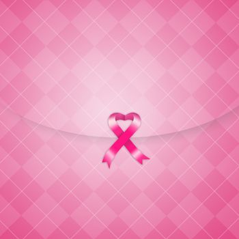 pink ribbon for Breast cancer prevention