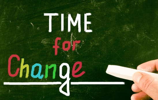 time for change concept