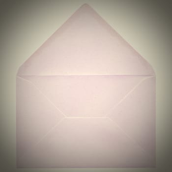 Vintage looking mail letter envelope