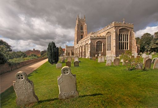 St Marys church in Stoke-by-Nayland dates from the 15th century, and was used in some of John Constables paintings to enhance the picture.