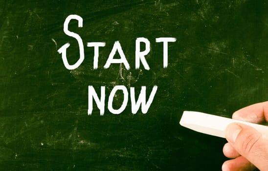 start now concept