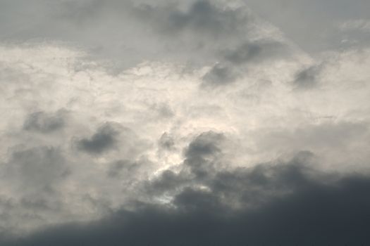 Clouds in th blue sky