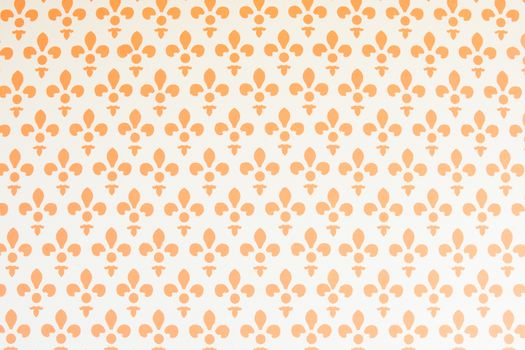 the beautiful oragne pattern on the white background ideal for wallpaper purpose