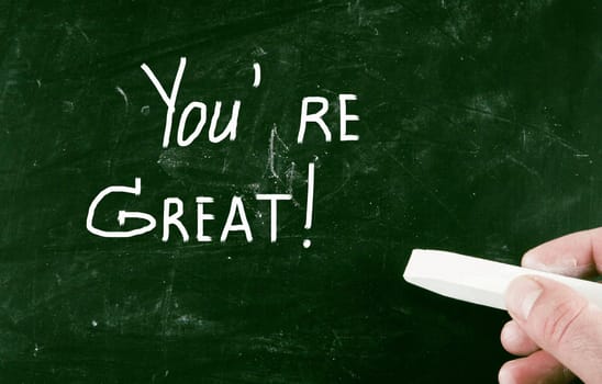 you're great!
