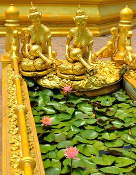 a statue in thai temple