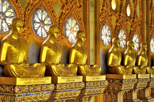 a statue in thai temple