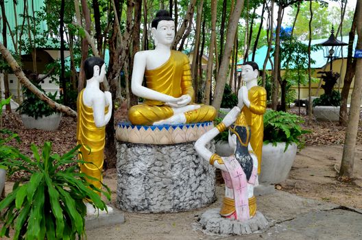 a statue in thai temple