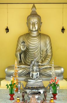 a statue in thai temple