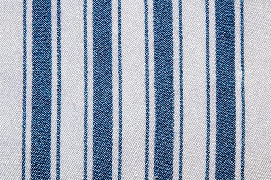 a Blue stripe fabric