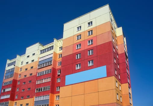 Residential unit  colour many-storeyed
