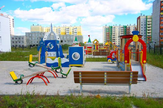Modern kindergarten in new city area