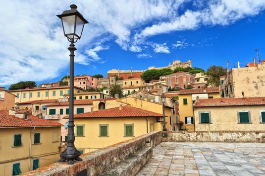 urban view in Portoferraio in Isle of Elba, Tuscany, italy