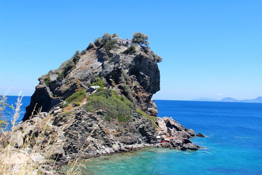 Photo shows Spanish coast view and its surroundings.