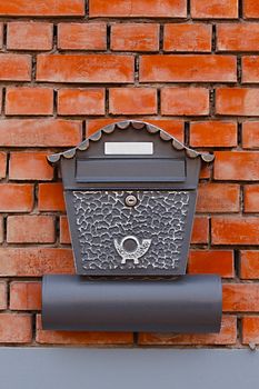 Vintage mailbox on a wall
