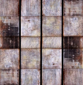 Brown wood plank wall texture background