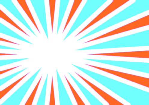 Sun Sunburst Pattern
