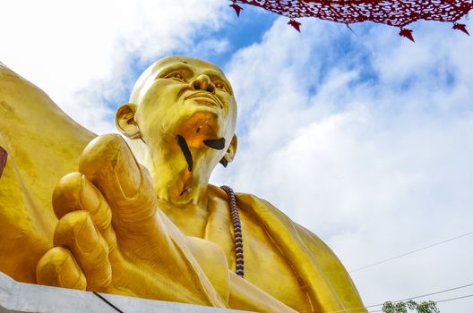 Lamphun big buddha in Thailand
