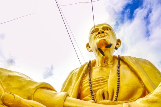 Lamphun big buddha in Thailand