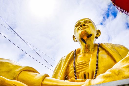 Lamphun big buddha in Thailand